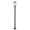 Z-Lite Sheridan 1 Light Outdoor Post Mounted Fixture, Black And Seedy 594PHBS-536P-BK - alternate 3